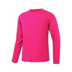 NWT Swim Shirt Rash Guard Vibrant Neon Pink Long Sleeve 50 SPF